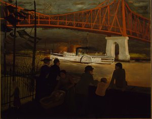 Pont de Queensboro, East River, vers 1910 - Glenn O Coleman