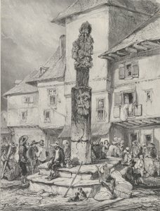 Croix de Chaudesaigues, 1831 - Godefroy Engelmann