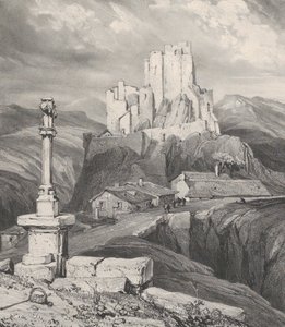 Ruines du Château de Bouzols, près du Puy en Velay