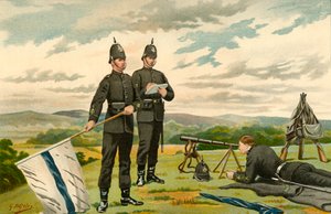 Les 1ers Middlesex Victoria Rifles - Volontaires, 1890 - Godfrey Douglas Giles