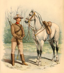Fusiliers montés victoriens, 1890 - Godfrey Douglas Giles