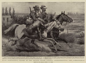 Avec les Tigres de Rimington dans la colonie de la rivière Orange, en supplément du commissariat - Godfrey Douglas Giles