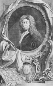 Portrait de Thomas Marquis de Wharton (1648-1715), gravé par Jacob Houbraken (1698-1780), publié par P. Knanton, 1744 - Godfrey Kneller
