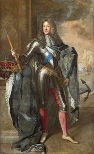 Royaume-Uni, Angleterre, Londres, Portrait du roi George Ier de Grande-Bretagne (1660-1727) - Godfrey Kneller