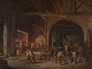 Forge inclinée - Godfrey Sykes