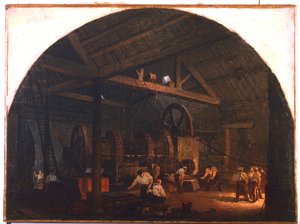 La Forge inclinée, vers 1845-1866 - Godfrey Sykes