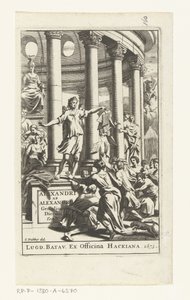 Page de titre pour Alexander ab Alexandro, Genialium dierum, tome 2, 1673