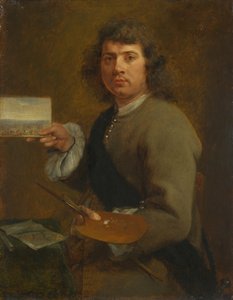 Vue (Portrait de Robert van den Hoecke (1622-1688), avant 1661) - Gonzales Coques