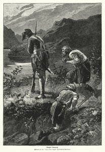 Pris en flagrant délit de sieste (gravure)