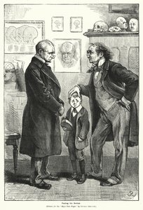 Sentir ses bosses (gravure) - Gordon Frederick (after) Browne