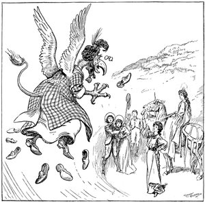 Elle est devenue un griffon porteur, 1906