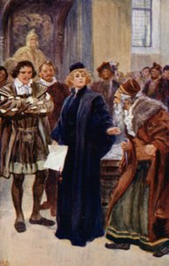 "Attendez un peu, Juif," dit Portia - Gordon Frederick Browne