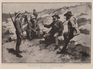 Le siège de Mafeking, une trêve le dimanche