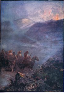 Le chemin de guerre des Doones, de Lorna Doone pub. par W & R Chambers Ltd, 1921