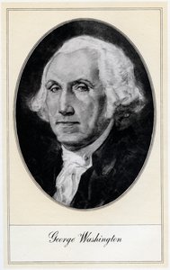 George Washington, premier président des États-Unis, début du 20ème siècle
