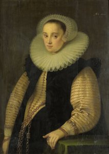 Hortensia del Prado (d 1627), épouse de Jean Fourmenois - Gortzius Geldorp