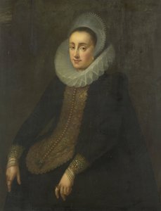 Lucretia del Prado, épouse de Jeremias Boudinois - Gortzius Geldorp
