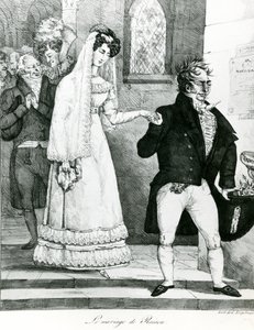Le Mariage de Convenance, 1822 - Gottfried or Godefroy Engelmann