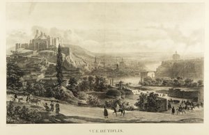 Vue de Tiflis, 1830s - Gottfried or Godefroy Engelmann
