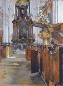 Intérieur de St. Michaelis à Hambourg, 1890