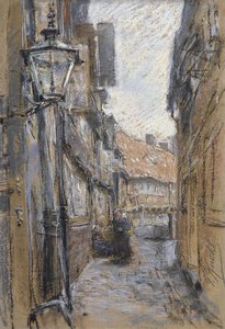 Rue à Teilfeld, 1890 - Gotthardt Johann Kuehl