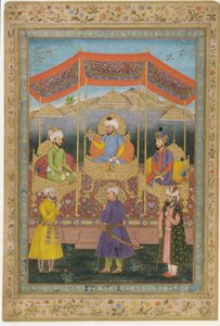 Groupe ancestral de souverains moghols - Govardhan