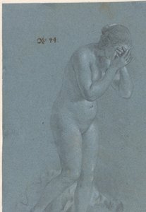 Femme debout avec les yeux couverts - Govert Flinck (attributed to)