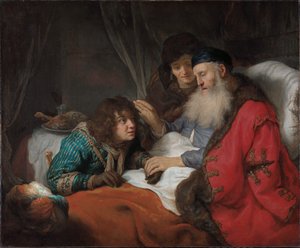 Isaac bénit Jacob