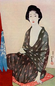 Une femme japonaise portant des vêtements d