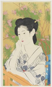 À une auberge de sources chaudes, juillet 1920 - Goyo Hashiguchi
