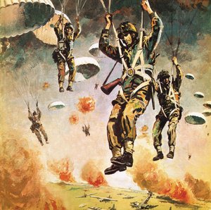 La 1ère division aéroportée britannique tombe sur Arnhem le 17 septembre.