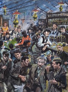 Crooked Kingdom (gouache sur papier) de "Soapy" Smith (1860-98)