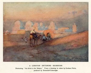 Une caravane entrant à Kairouan