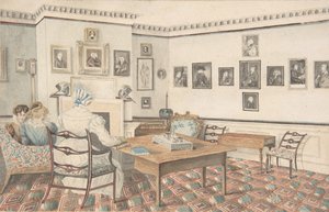 Salon à Hatton, Warwickshire, 1820-1830