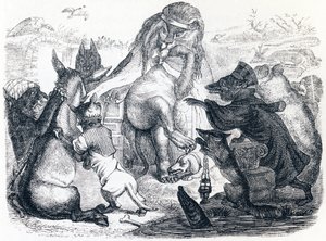 Les animaux malades de la peste - Fables de La Fontaine