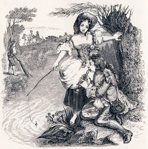 Les poissons et le berger qui joue de la flûte - Fables de La Fontaine