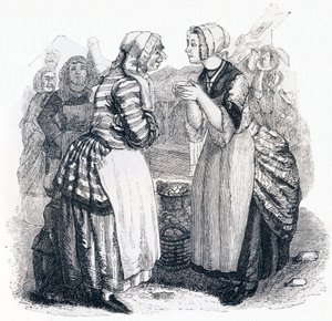 Les femmes et le secret - Fables de La Fontaine - Grandville