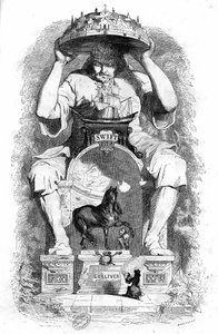 Illustration pour Les Voyages de Gulliver écrit par Jonathan Swift - Grandville (1803 47)