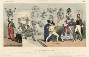 Illustration de Jean Ignace Gerard dit Grandville (1803-1847) dans La Caricature (1830) politique, no. 119 - Grandville