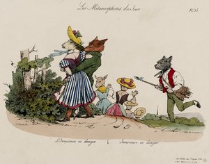 Les Métamorphoses du Jour, No. 35 - Grandville