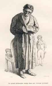 Singe philosophe - Grandville