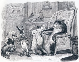 Le chat, la belette et le petit lapin - Fables de La Fontaine