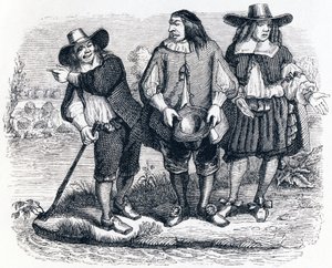 La femme noyée - Fables de La Fontaine - Grandville