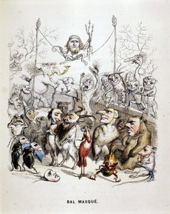 Le bal masqué des animaux - par Grandville