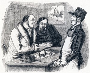 Le coq et la perle - Fables de La Fontaine - Grandville