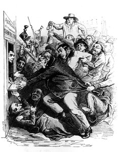 Les actionnaires, gravure d