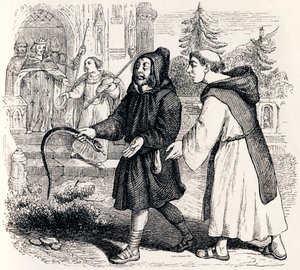 Le berger et le roi - Fables de La Fontaine - Grandville