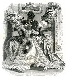 Les deux chèvres : La fable de La Fontaine