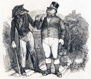Le loup et le chien - Fables de La Fontaine