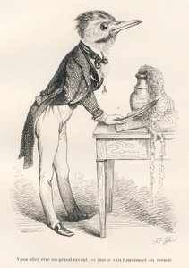 Vous allez être un grand savant, et moi je vais l